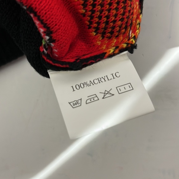 Truly Hard Seltzer Ugly Christmas Sweater Large Black fruit colorful - Picture 5 of 5